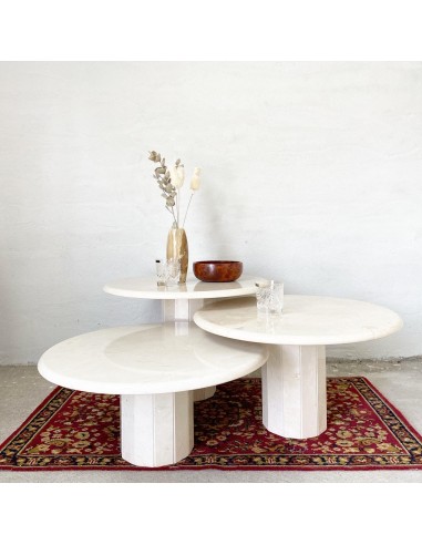 Tables gigognes en marbre beige en ligne