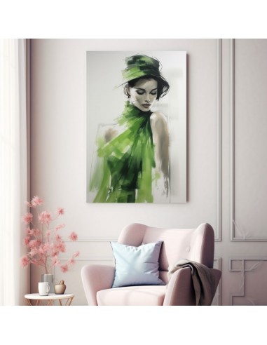 Tableau Femme Robe Verte Comparez et commandez 