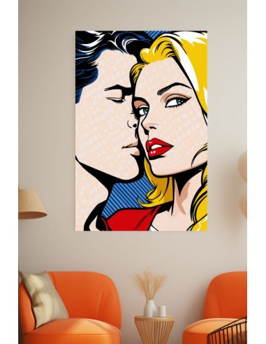 Tableau Pop Art Couple votre restaurant rapide dans 