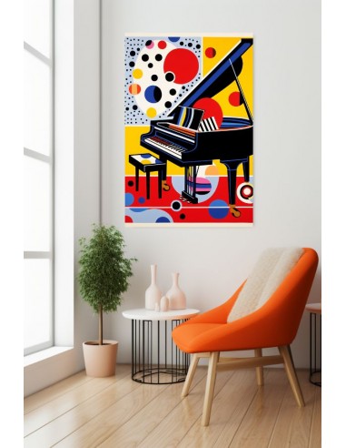 Tableau Pop Art Piano 2023