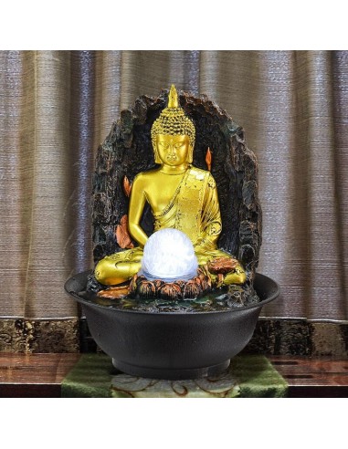 Fontaine Bouddha et la Boule de Cristal l'achat 