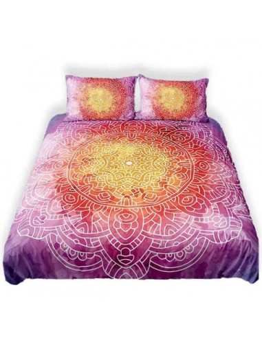 Housse de Couette Bouddha avec Mandala Rose en ligne des produits 