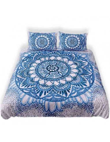 Housse de Couette Mandala Bleu Bouddha vous aussi creer 