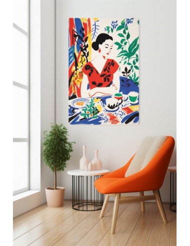 Tableau Aesthetic l'heure du Thé soldes