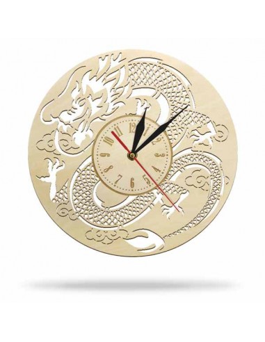 Horloge Bouddha avec Dragon Chinois Voir les baskets