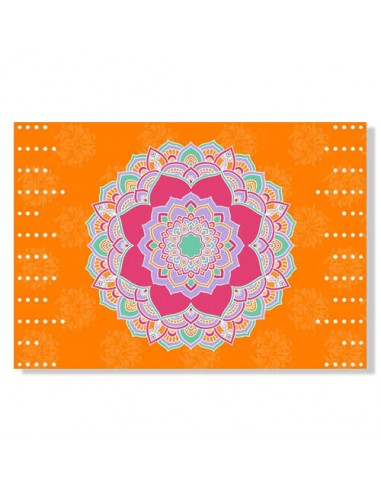 Tapis Mandala Motif Multicolore destockage