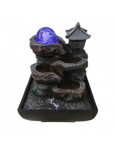 Fontaine Bouddha avec Boule en Verre Lumineuse meilleur choix