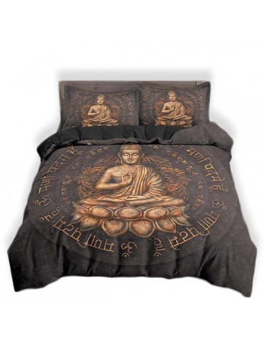 Parure de Lit 2 personnes Bouddha Zen pas chere