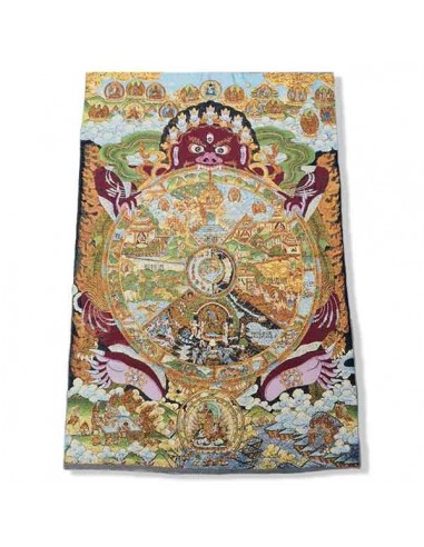 Thangka Protecteur Mahakala basket pas cher