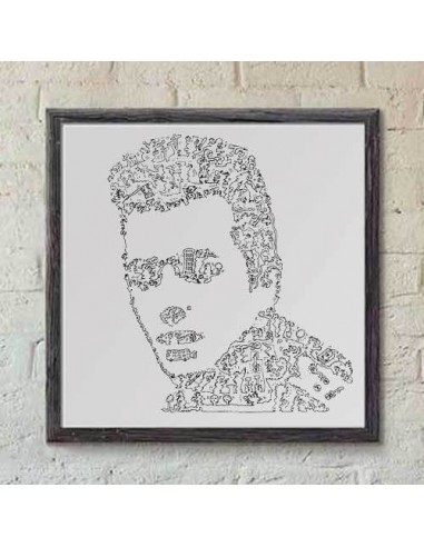 Joe Strummer print, the Clash les ligaments