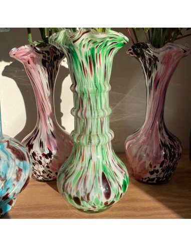 Vase ancien verre de Clichy 2023