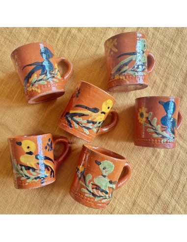 6 tasses artisanales Toutes les collections ici