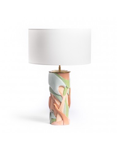 Lampe RACINES (vert et rose) online